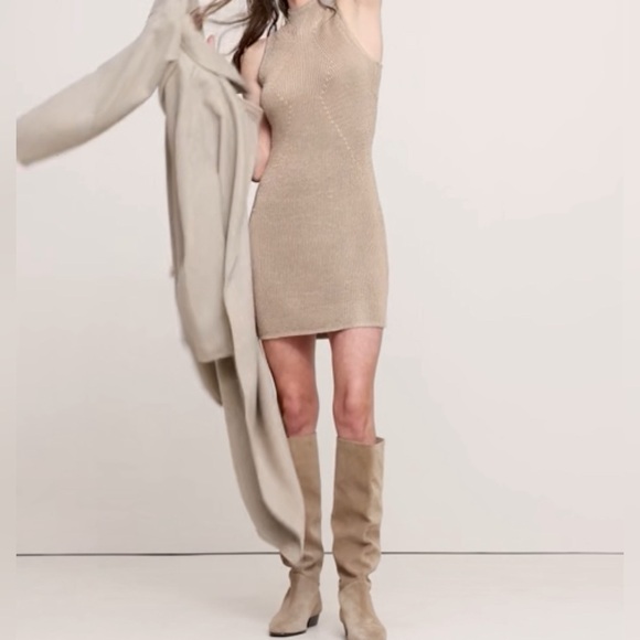 Banana Republic SHIMMER SWEATER MINI DRESS NWT, S - Picture 5 of 7